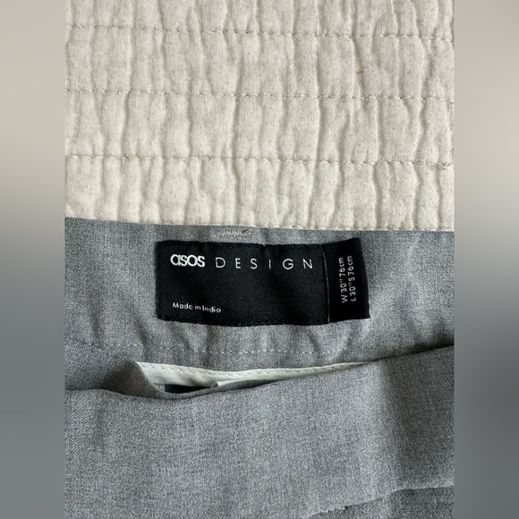 ASOS men’s gray slack dress pants 482 - Picture 5 of 5